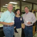 Tommy Thompson, Linda Plant Weinberg & Bill Reynolds Pre Memorial Service Refreshments