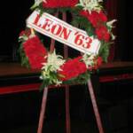 Wreath at Memorial Service provided by Ann Hosford Smith