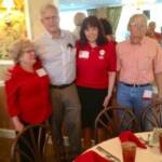 Ann Hosford Smith, Norris Hoffman, Vivian Miller, and Malcolm Craig at Capital City Country Club